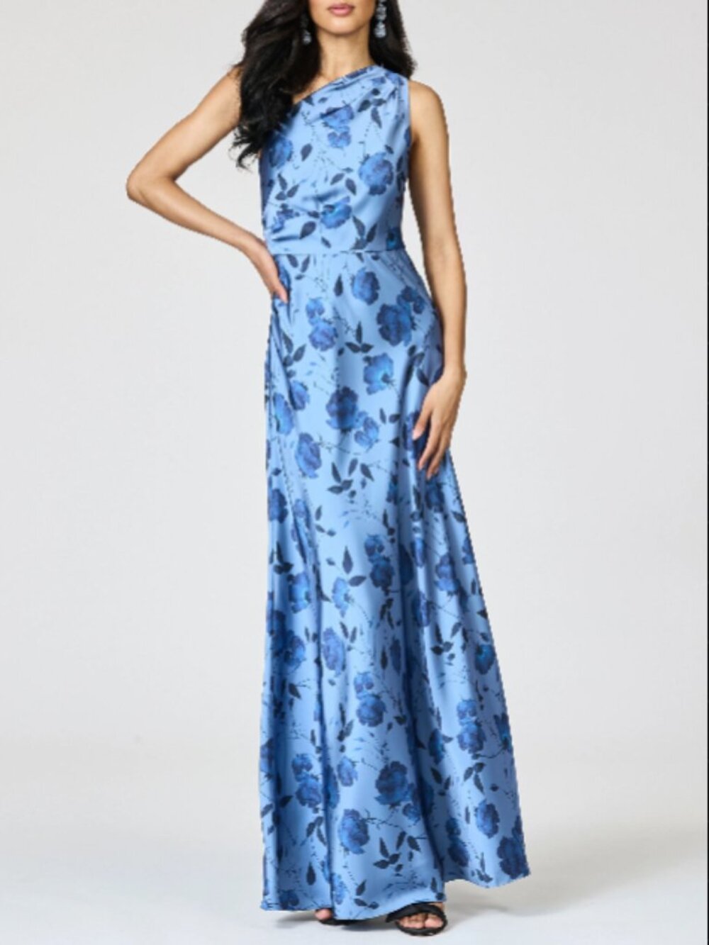 Sachin + Babi Delphine Gown - Wild Steel Roses